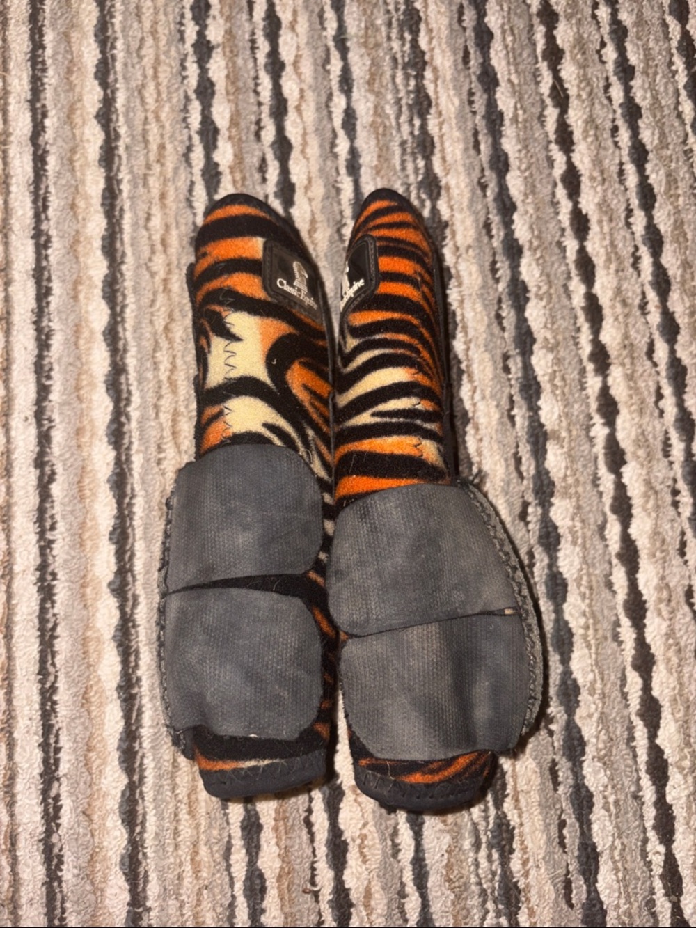 Tiger-Striped Wrap- Orange, Black, Cream Wraps - Picture 2 of 4